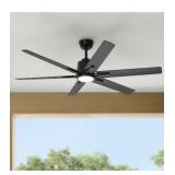 Kensgrove II Smart In/Outdoor Black Ceiling Fan