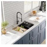 True Black Stainless Steel Kitchen Elegance Sink