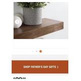 Kate Laurel Havlock Wood Floating Decorative Wall