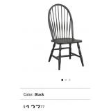 Carolina Classic Black Wood Windsor Dining Chair