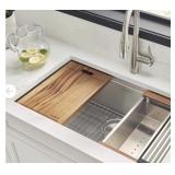 New Handmade Stainless 30' Undermount Basin Sink