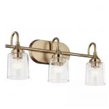 Erta 3-Light Champagne Bronze Vanity Light