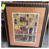 Framed Venetian Veranda Wall Art