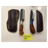 Artisan Forged Steel Hunting, Cutlery Knife Sheah