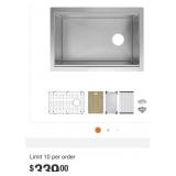 Professional 16 Gauge Stainless Steel Kitchen Sink