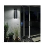 River Path 1-Light Textured Black Outdoor Sconce
