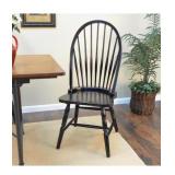 Carolina Classic Black Wood Windsor Dining Chair