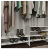 White Stackable Wood Cube Storage Organizer 31'