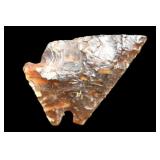 1 3/8' Pelican Lake Knife River Chert Arrowhead Fo