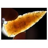 2 1/2' Knife River Chert Deepwater Creek Arrowhead