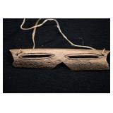 6' Bone Snow Googles Alaskan Inuit.
