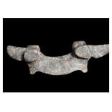 7 1/4' Double Headed Bird Stone Modern Made.  Has