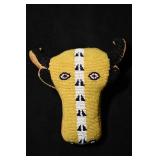 5 1/2' Beaded Buffalo Fetish.