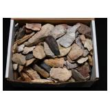 Box Full of Damaged Arrowheads Found in Iowa.  6'