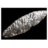 2 5/16' Agate Basin Obsidian Arrowhead Fine Flakin