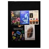 5 Gem & Minerals Books.