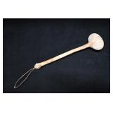 Rawhide Wrapped Plains Stone War Club 16'.