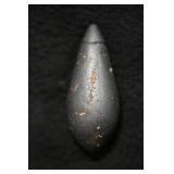 2 13/16' Hematite Plummet 'Modern Made'.