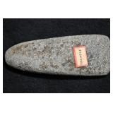 5 1/16' Granite Celt Found in Tazwell Co. Illinois