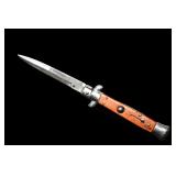 Milano Stiletto Switchblade Knife 3 3/4' blade.