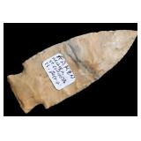 3 1/8' Etley Arrowhead Found in St. Clair Co. Illi