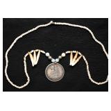 1873 Trade Dollar Necklace 'Re-Strike'