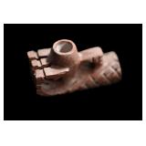 2 1/2' Catlinite Claw Pipe Modern Made.