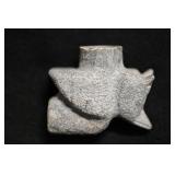 3 1/8' Owl Effigy Pipe Modern Made.