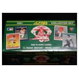 1991 Score Baseball Cards Complete Set of 900 Card