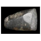 2 5/16' Black Hardstone Miniature Celt Found in Lo