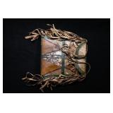 Leather Painted Parfleche Northern Plains Bag.