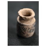 2 1/4' Miniature Pre-Columbian Pottery Vessel.