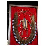 Bear Claw Collar with Bear Fetish and Beaded Neckl