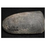 3 9/16' Slate Adz Found in Vermillion Co. Illinois