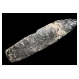 4 7/9' Obsidian Haskett Obsidian Arrowhead Fine Fl