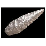 2 5/16' Cascade Obsidian Arrowhead Fine Flaking Fo