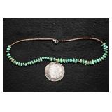 1888 Trade Dollar Necklace 'Re-Strike'