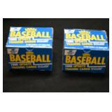 2 Sets of 1990 Fleer Baseball Update Trading Cards