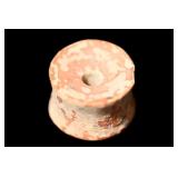 11/16' Pottery Ear Spool Found in South America.