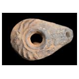 Holy Land Terracotta Oil Lamp Circa 400-700 AD. 3