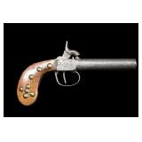 Belgium Tacked Pistol 19th century Belgium House o