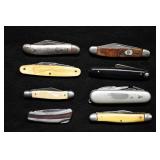 8 Vintage Pocket Knives.