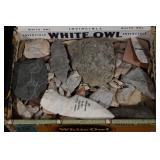 Cigar Box Full of Damaged Arrowheads Found in Fult