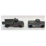 Lot of 2 Original Tootsie Toy Die-Cast Trucks