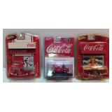 Lof of 3 Coca Cola Johnny Lightning M2 Toy Cars