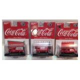 Lot of 3 Limited Edition M2 Machine Coca Cola Cars
