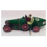 Nice Working Tin Toy #7 Wind Up Car W/Key