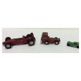 Lot of 3-1960/70 Die Car Race Car Tootsie Toy
