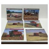 Lot of 6 Case IH Combine Planter Dealer Books