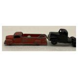 Pair Of 1940's Tootsie Toys-Tow Truck-Pickup